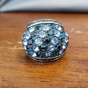 Blue & silver cocktail ring from Park Lane